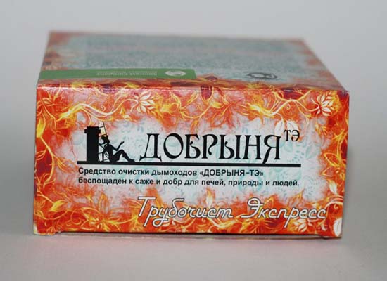 Средство ёрш Трубочист Добрыня препарат для чистки засоров дымохода от сажи и нагара в городе Москва, фото 3, стоимость: 650 руб.