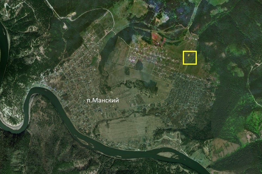 Продам земельный участок в п.Манский 10сот. в городе Красноярск, фото 1, Красноярский край