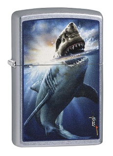 Зажигалка Zippo 29568 Mazzi Shark Attack в городе Москва, фото 1, Московская область