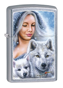 Зажигалка Zippo 78891 Mazzi Lady with Wolves в городе Москва, фото 1, Московская область