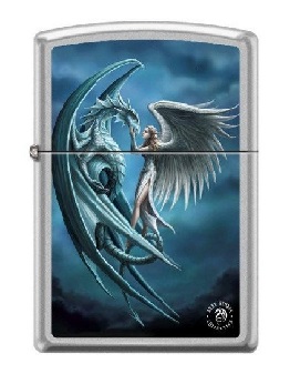 Зажигалка Zippo 7431 Anne Stokes Dragon and Angel в городе Москва, фото 1, Московская область