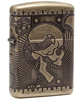 Зажигалка Zippo 29268 Armor Multicut Steampunk Skull в городе Москва, фото 1, Московская область