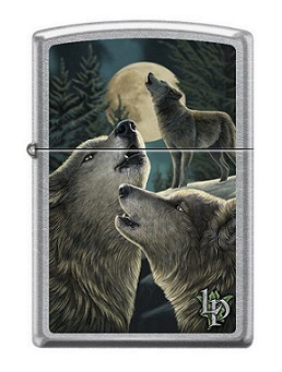 Зажигалка Zippo 9288 Parker Wolves and Moon в городе Москва, фото 1, Московская область