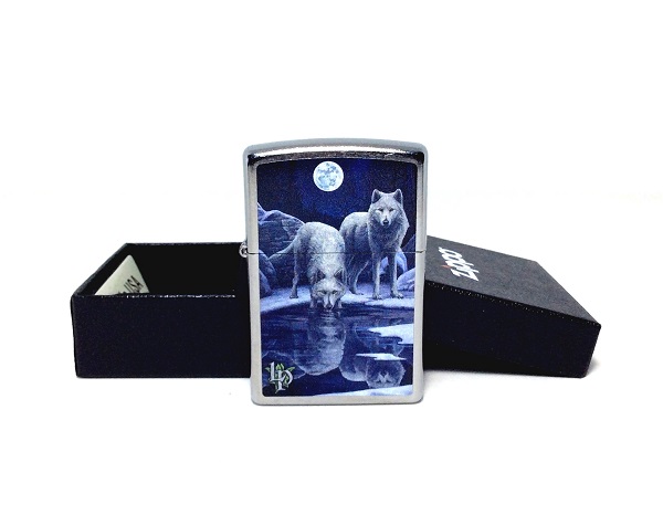 Зажигалка Zippo 9295 Lisa Parker Wolves and Full Moon в городе Москва, фото 3, стоимость: 3 500 руб.