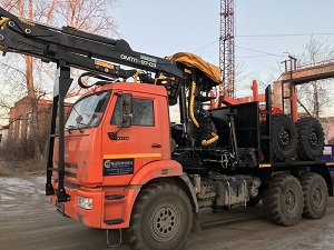 Лесовоз Камаз 2019 с манипулятором Лизинг Доставка по РФ в городе Приобье, фото 1, Ханты-Мансийский АО