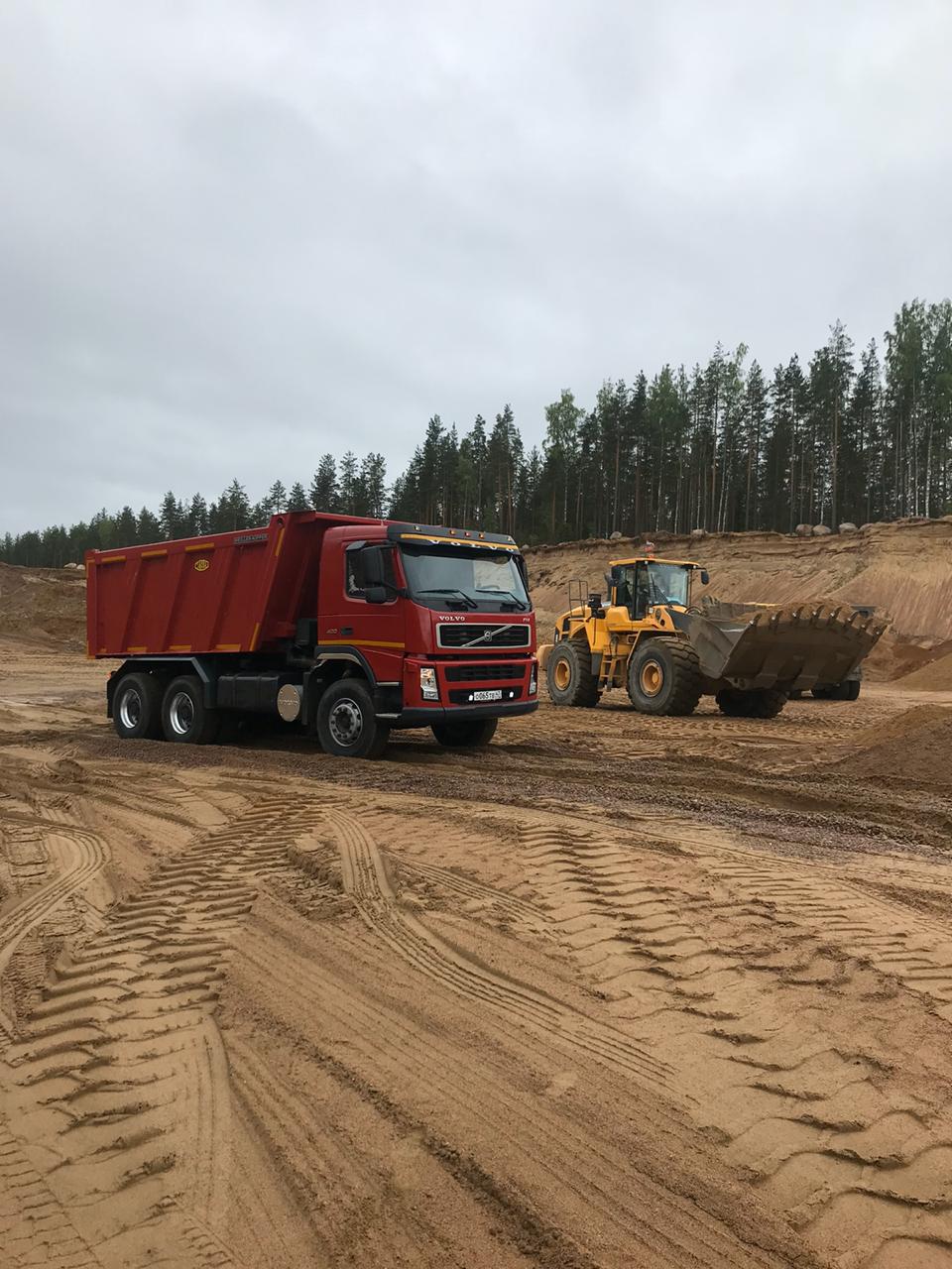 Услуги самосвалов в городе Выборг, фото 1, Ленинградская область