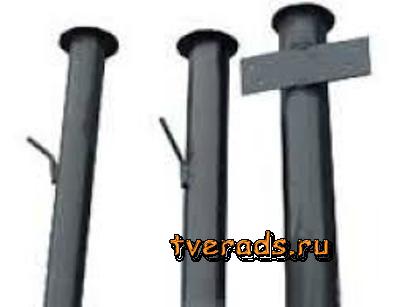 Столбы для забора (металлические) Борисоглебский в городе Борисоглебский, фото 1, Ярославская область