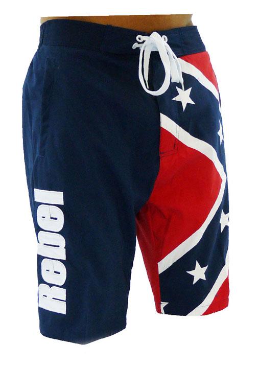 Мужские пляжные Плавки шорты (Board Shorts) Rebel Flag в городе Москва, фото 1, телефон продавца: +7 (903) 549-22-17