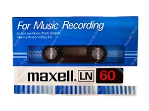 Аудиокассета Maxell LN60 for Music Recording. в городе Санкт-Петербург, фото 1, Ленинградская область