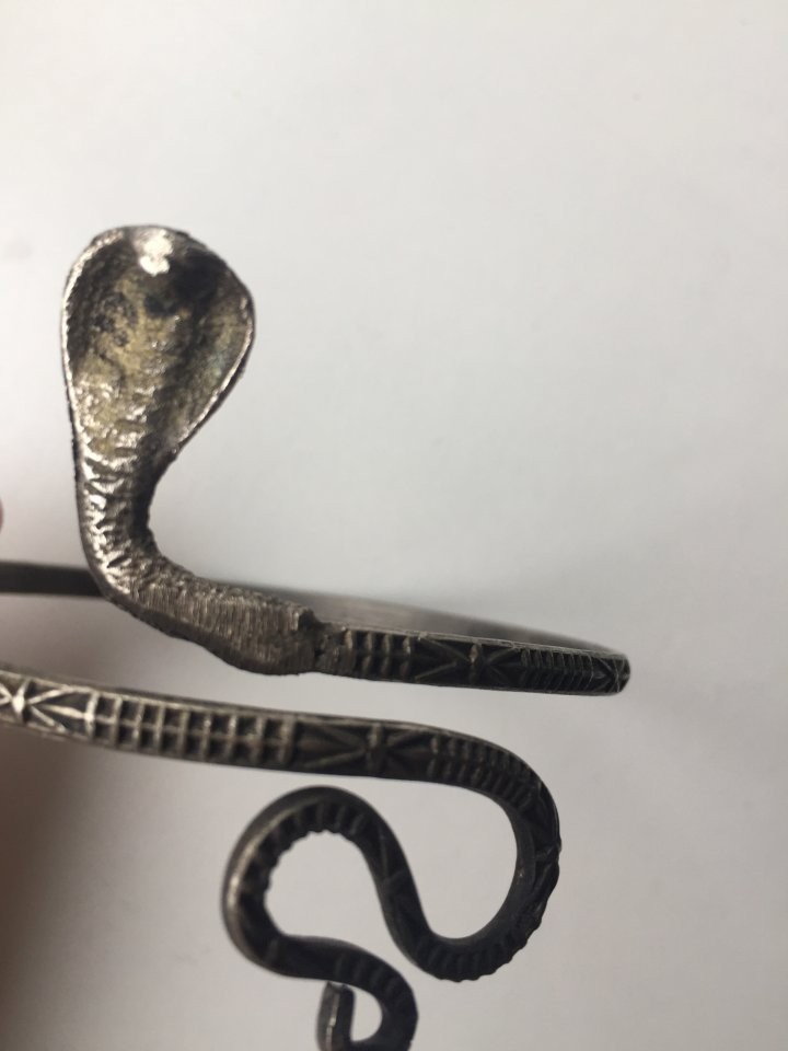 Браслет на руку кобра змея клеопатра бижутерия украшения топ металл аксессуар 46 в городе Москва, фото 3, Московская область