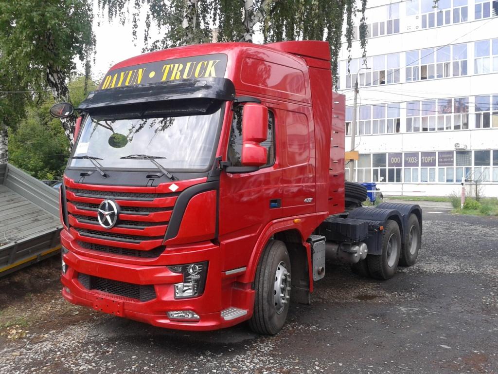 Газовый тягач DAYUN CGC4250, CNG, 6х4, Euro V, подвеска рессора, МКПП с ретардером  в городе Челябинск, фото 1, стоимость: 9 550 000 руб.