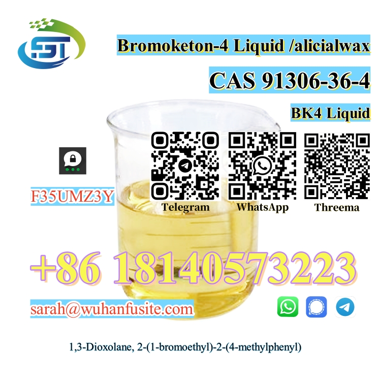 New Bromoketon-4 Liquid /alicialwax CAS 91306-36-4 With high purity in stock в городе Абадзехская, фото 1, Химическое сырьё