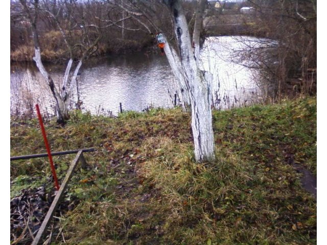 Участок 6 соток ИЖС с маленьким домиком и прудом п.Новый Свет в городе Гатчина, фото 3, Продажа земли под индивидуальное строительство