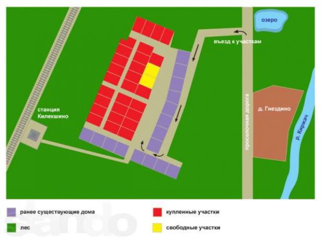 Участок в живописном тихом месте в городе Орехово-Зуево, фото 1, Продажа земли под индивидуальное строительство