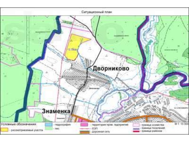 Участок Воскресенский р-н, д Дворниково в городе Воскресенск, фото 4, стоимость: 47 908 000 руб.