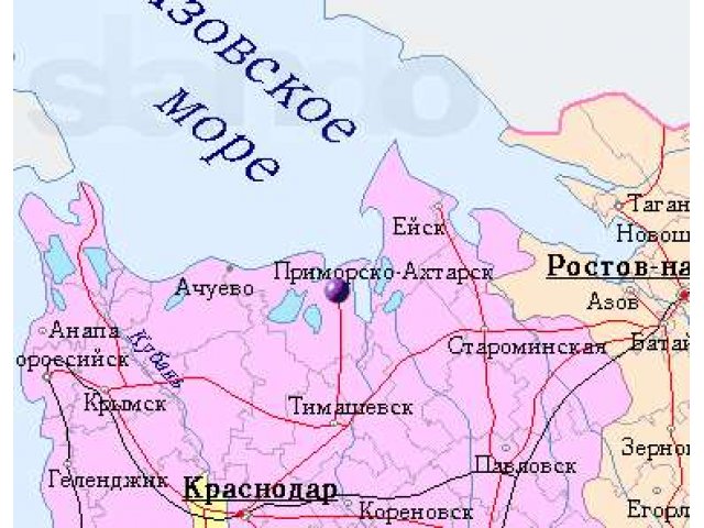 Город ейск карта россии