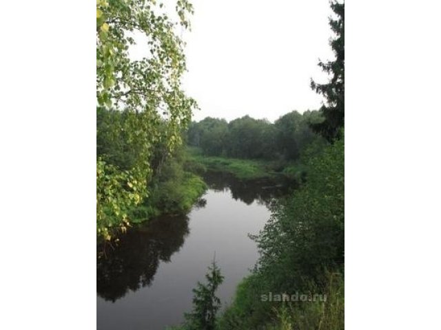 Участок на берегу реки для дачного стр-ва в городе Волхов, фото 1, Ленинградская область