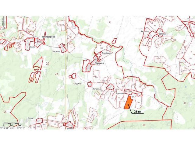 200 руб/сотка  Участки в Оленинском районе, Тверская область. в городе Ржев, фото 2, стоимость: 520 000 руб.