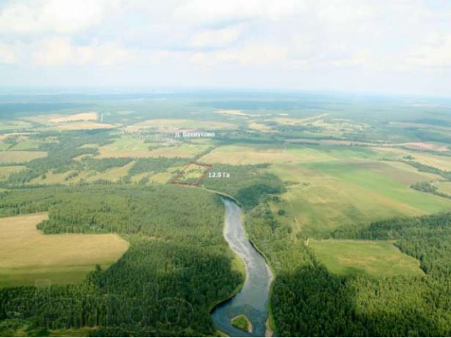 Участок 12.80 га в Тверской области, д. Бахмутово!скидка в городе Ржев, фото 1, стоимость: 6 400 000 руб.