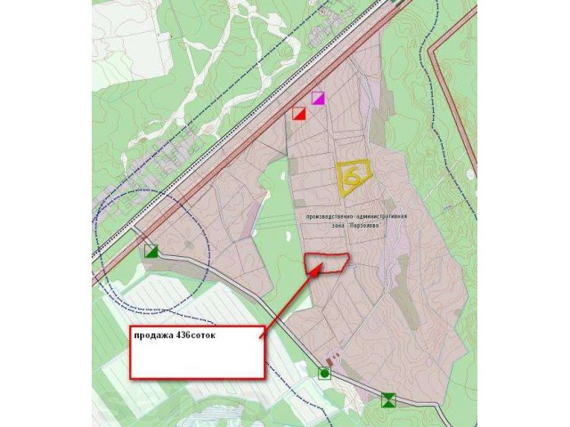 Участок 4,36Га 2км от КАД Гостилицкое шоссе Промышленного назначения в городе Санкт-Петербург, фото 1, Ленинградская область
