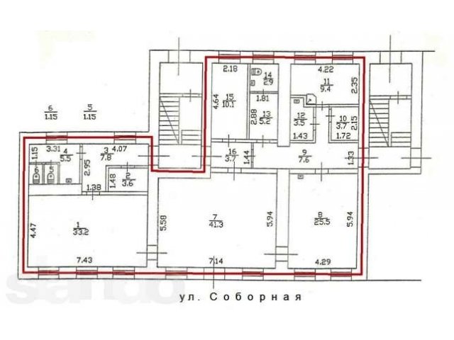 Аренда 165 кв.м. на ул.Соборной в Гатчине, без комиссии в городе Гатчина, фото 4, стоимость: 2 840 руб.