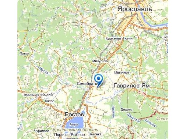 Ростов ярославской области карта